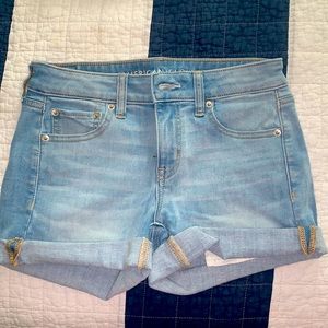 AEO Next Level Stretch Denim Shorts